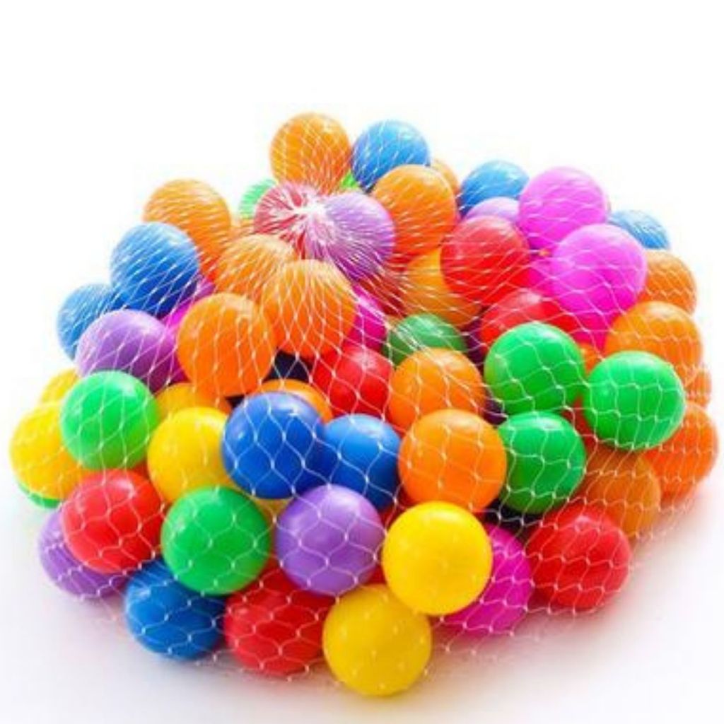 Bóng nhựa nhiều màu 5cm cho bé Babibo kids