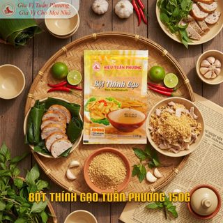 ( 5 GÓI ) Bột Thính Gạo Chuẩn Vị 150gr/ gói-Hiệu Tuấn Phương