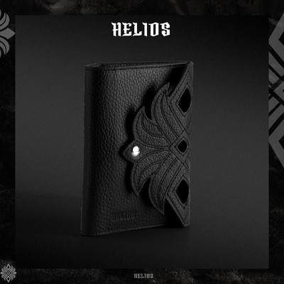 Ví đựng hộ chiếu Lotus Tekapo Fold Case Passport Helios Black Silver