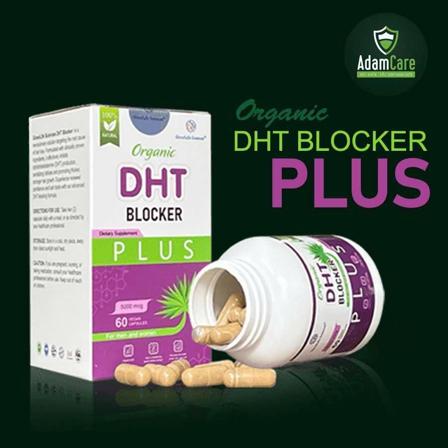 DHT Blocker Plus - Giảm rụng tóc, Ấn Độ 60 viên