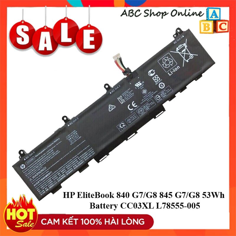 Pin HP EliteBook 830 G7 835 G7 840 G7 840 G8 L78555-005 CC03XL