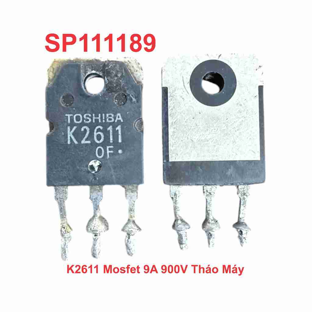 K2611 Mosfet 9A 900V Tháo Máy