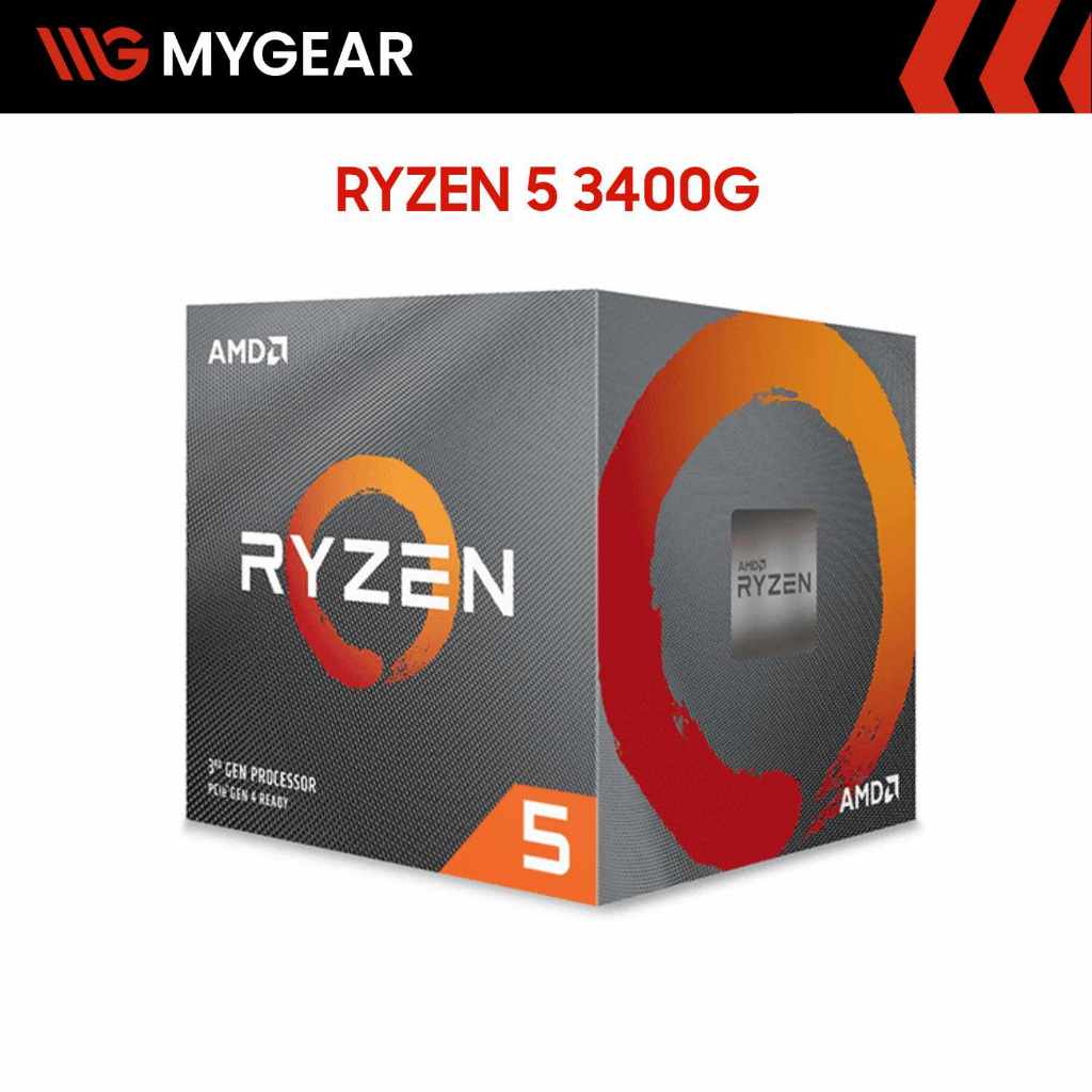 CPU AMD Ryzen 5 3400G 4.20 GHz 4 Nhân 8 Luồng - Box Chính hãng
