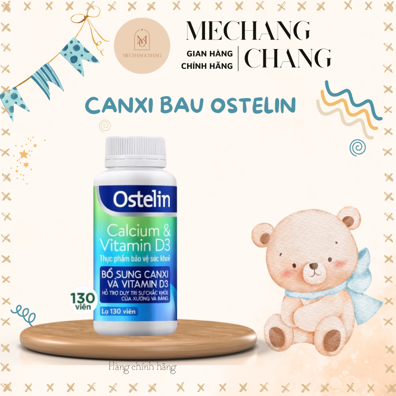 Canxi Ostelin bà bầu canxi ostelin bà bầu 130 viên