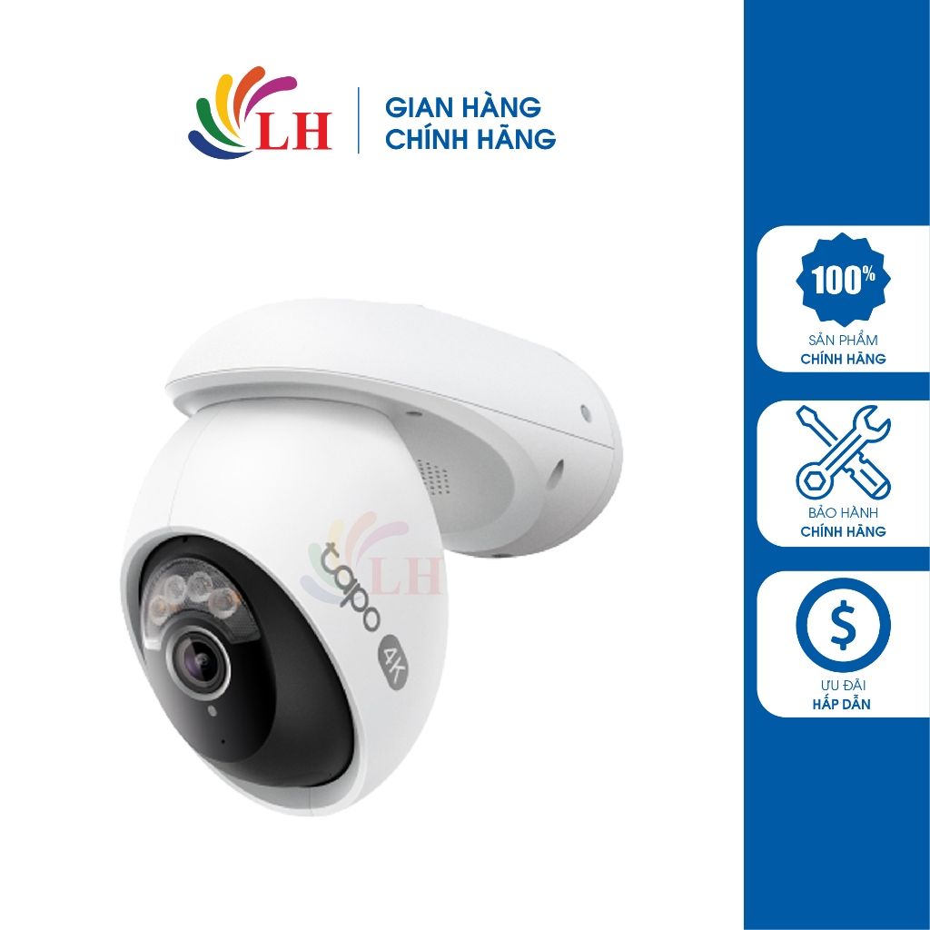 Camera ngoài trời TP-Link Tapo Outdoor Pan/Tilt Home Security Wifi QHD 8MP 4K C560WS - Hàng chính hã