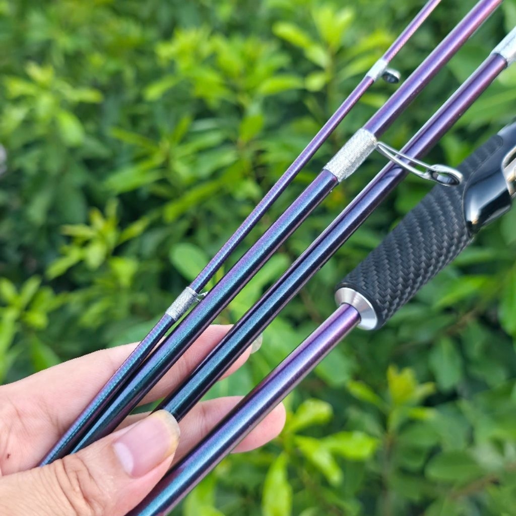 cần câu 4 khúc PF cứng ML, cần lure 4 khúc