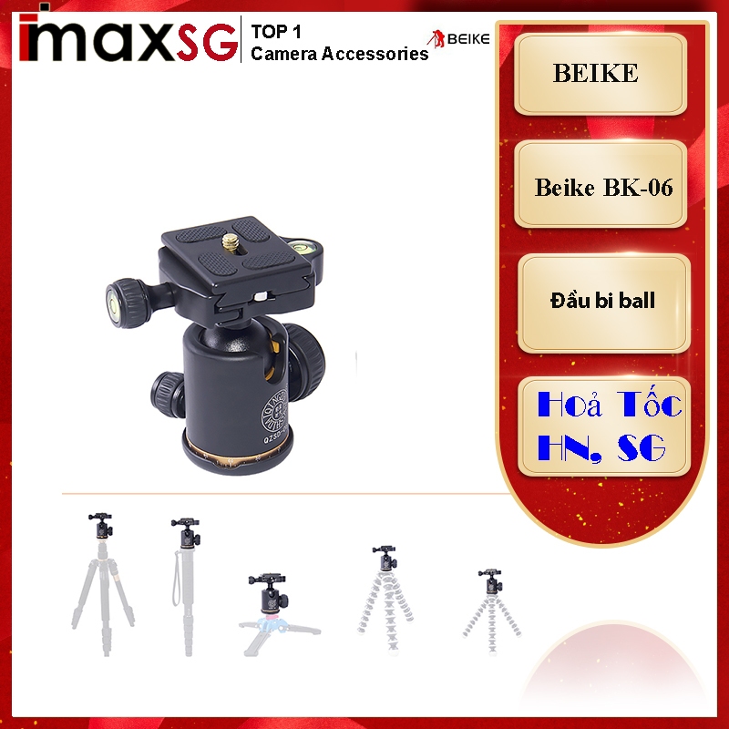 ĐẦU BI BALL HEAD BEIKE BK-06 + QUÀ TẶNG