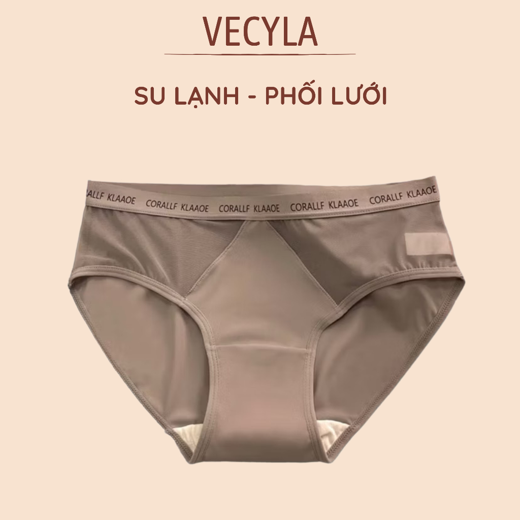 Quần lót su nữ 9220/ 7699, Quần lót chất su phối lưới mềm mịn loại 1 CHILL HOUSE