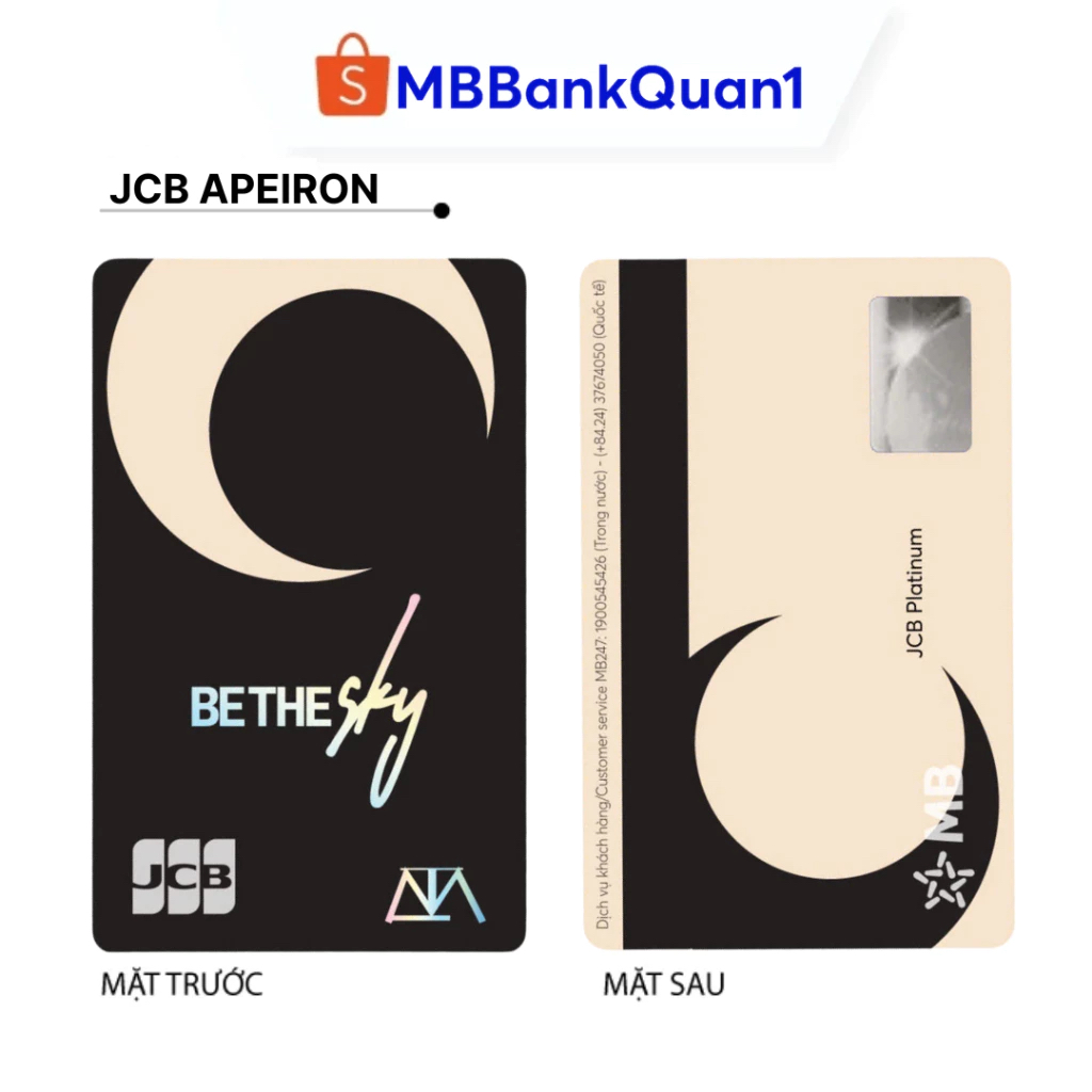 Thẻ MBBank JCB Platinum Apeiron