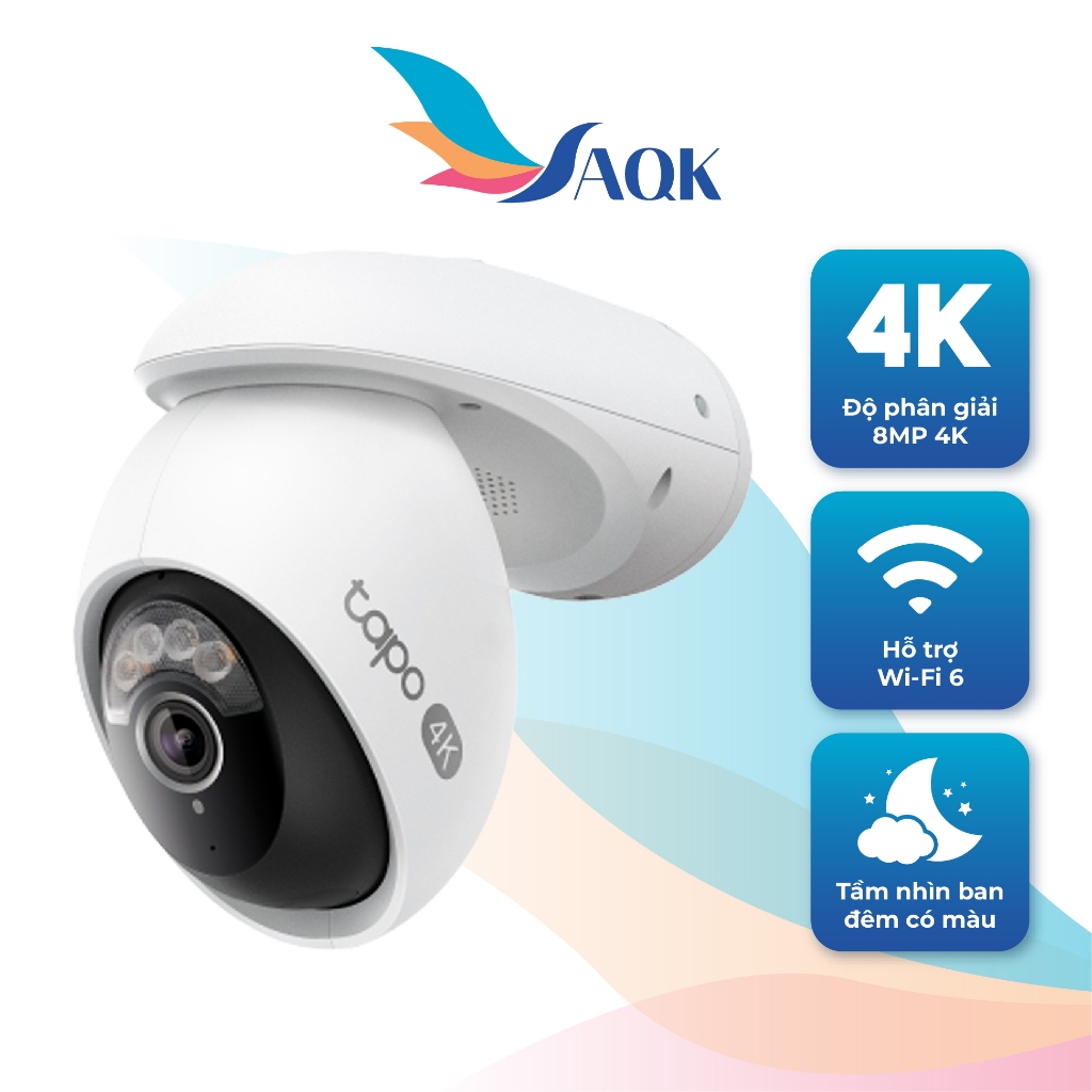 Camera ngoài trời TP-Link Tapo Outdoor Pan/Tilt Home Security Wifi QHD 8MP 4K C560WS - Hàng chính hã
