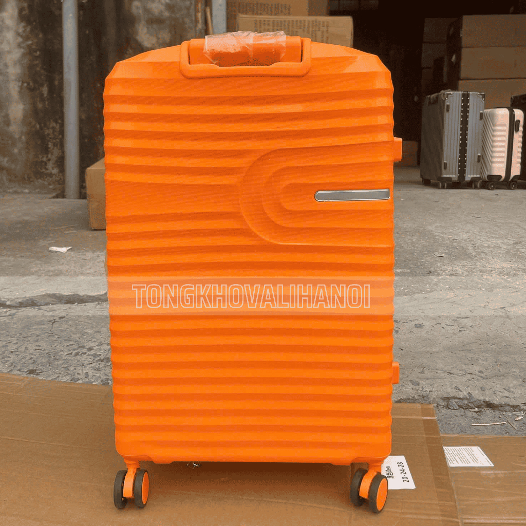 Vali nhựa dẻo PP Cao cấp chống vỡ, chống va đập tốt, vali kéo du lịch siêu nhẹ khóa số TSA chống trộm size 20,24,28 | BigBuy360 - bigbuy360.vn