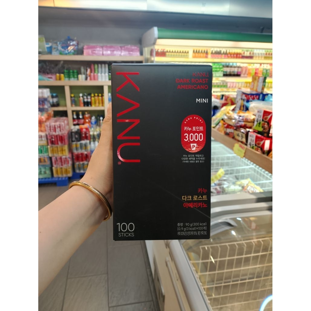 Cà phê Kanu Dark Roast Americano hàn quốc 90g (100 gói