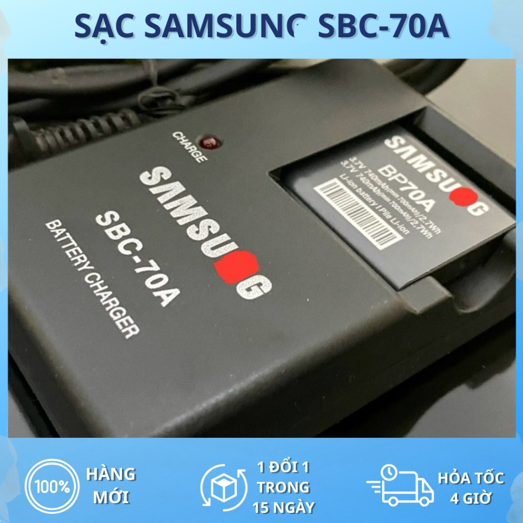 Sạc Samsung SBC-70A Cho Pin Samsung BP70A