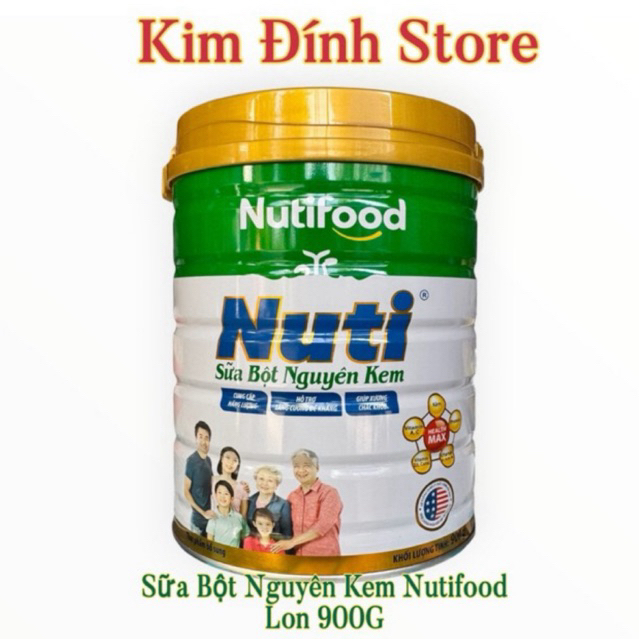 SỮA BỘT NGUYÊN KEM NUTIFOOD LON 900G