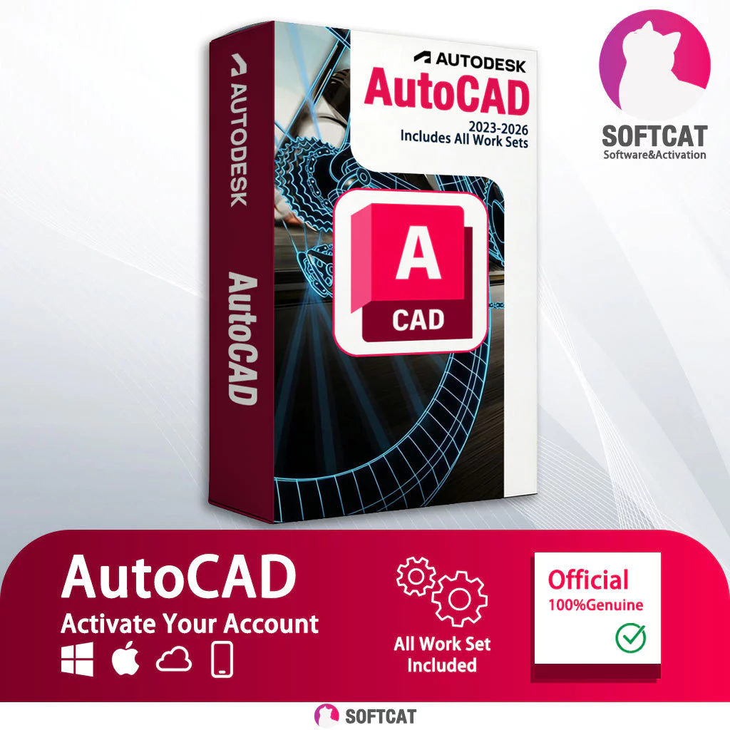 100%Genuine Autodesk AutoCAD 2023-2027 Latest Genuine |Activate Your Own Account | Instant Access