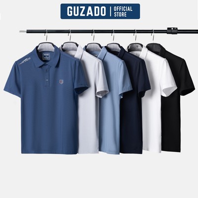 Áo Polo Nam GUZADO Vải Thông Hơi Nhanh Khô, Co Giãn Tốt, Form Regular Fit Trẻ Trung Lịch Lãm GPL03-GAPS25S003
