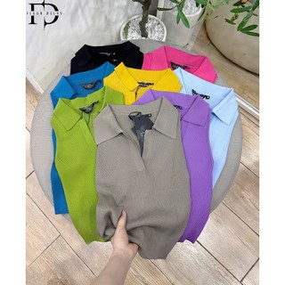 Áo Len Nữ Sát Nách Cổ V Nhiều Màu Tôn Dáng Dễ Phối Fleurdelys DLAC50