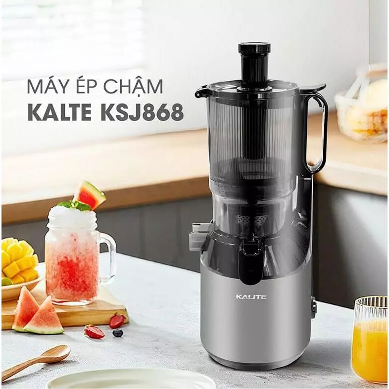 Máy ép chậm Kalite KSJ868 động cơ DC siêu khỏe ép kiệt bã, công suất 250W