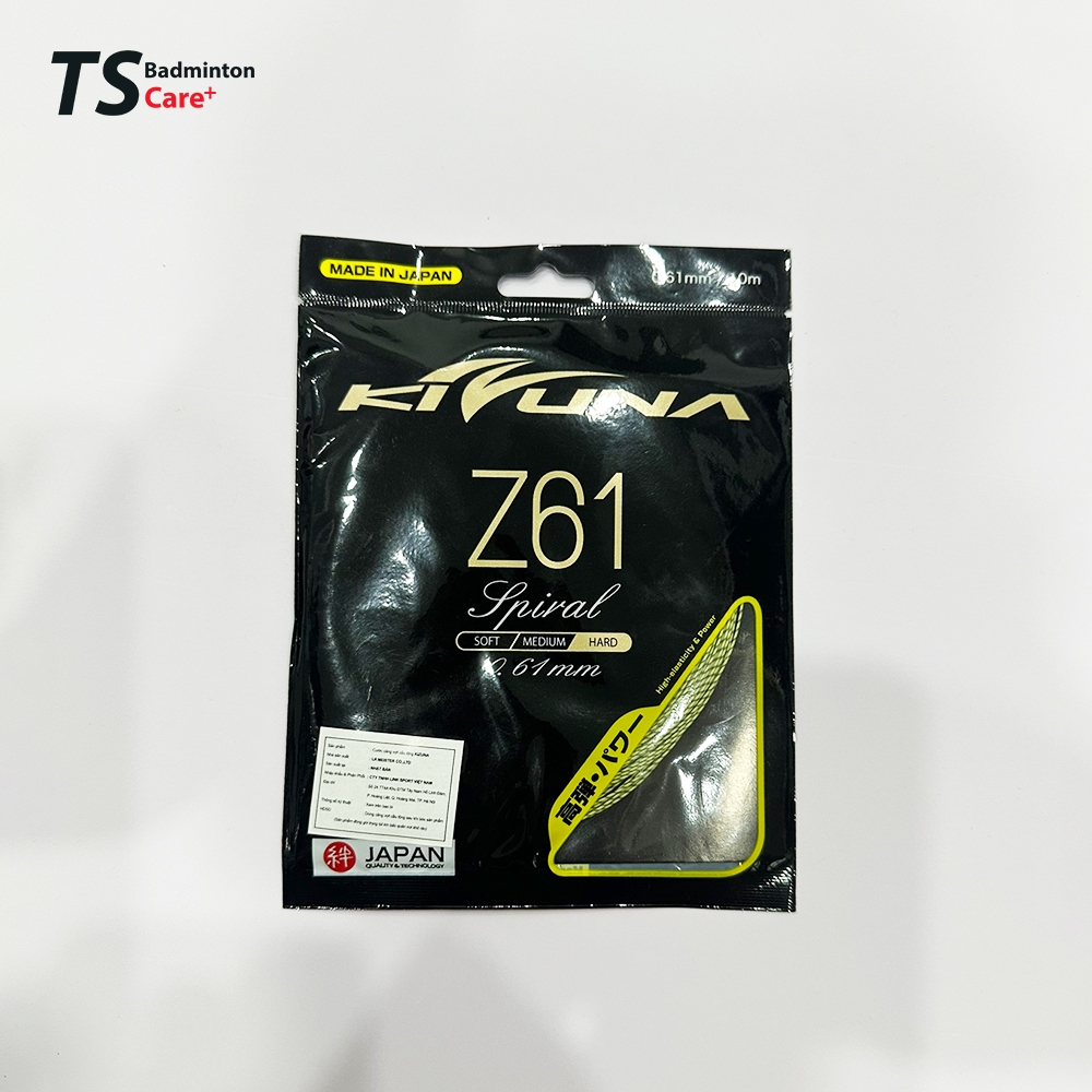 Cước Vợt Cầu Lông Kizuna Z61 Chính Hãng 0.61mm | Siêu Trợ Lực, Nổ Cầu Đanh, Tốc Độ