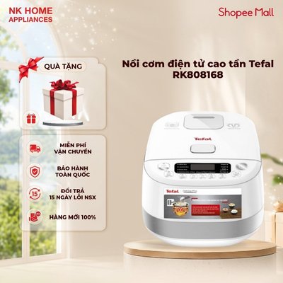 Nồi cơm điện tử cao tần Tefal RK808168 - 1.5L, 1200W - Bảo hành chính hãng 24 tháng