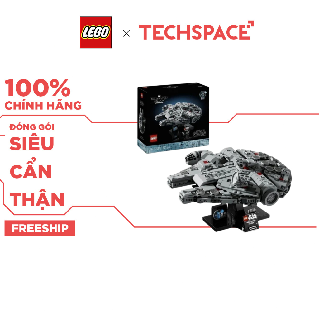 Bộ Mô Hình Phi Thuyền Vũ Trụ LEGO Star Wars Millennium Falcon #75375