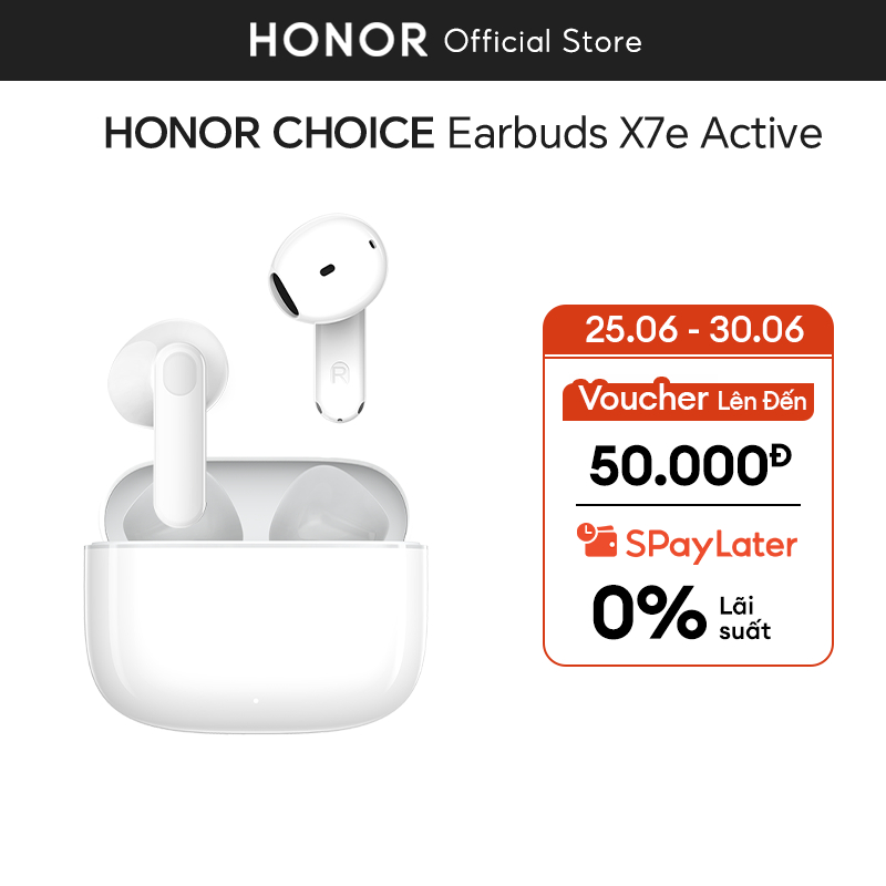 Tai Nghe Bluetooth Honor Choice Earbuds X7e Active | Thời lượng pin lên đến 38 giờ | Kháng bụi và nước IP54