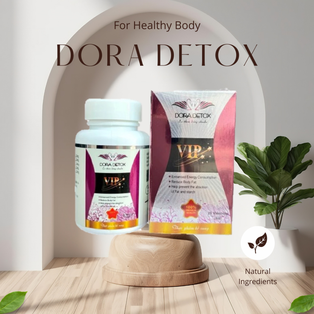 [Chính Hãng] Dora Detox Vip Hộp 28 Viên Hỗ Trợ 2-6