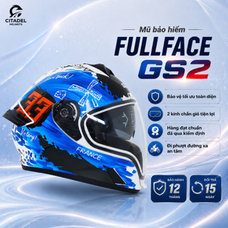 Mũ bảo hiểm Fullface 2 kính liền hàm chắn gió Anfago helmets - Dáng thể thao, cá tính, nhiều màu sắc (Bảo hành 5 năm)