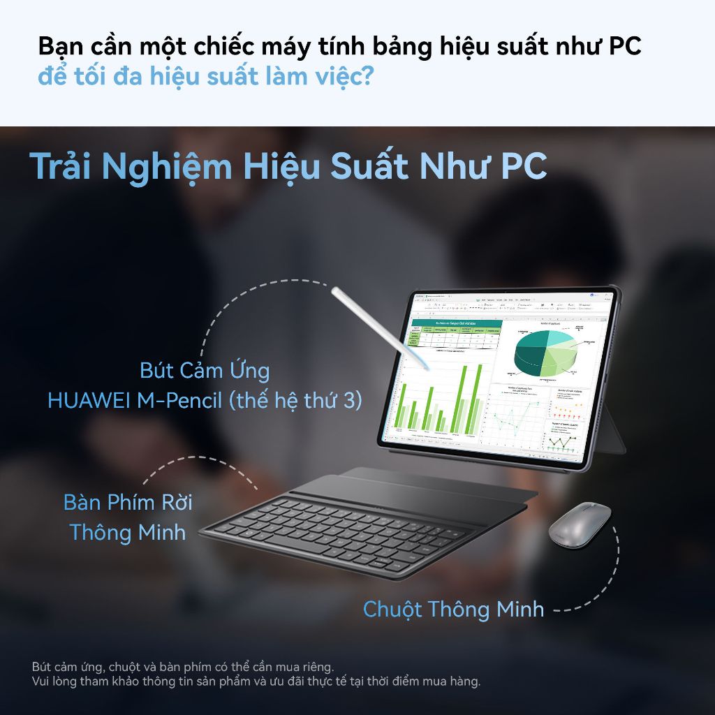 Máy tính bảng HUAWEI MatePad 11.5 2026 | WPS Office PC Với Công Cụ AI | HUAWEI FullView Display 2.5K 120Hz| Bàn Phím Rời | BigBuy360 - bigbuy360.vn