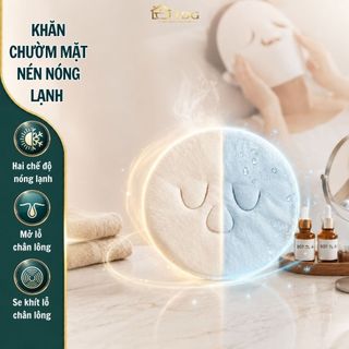 Khăn chườm mặt nén nóng lạnh đa năng TDG, chăm sóc da tại nhà chườm thư giãn HH489