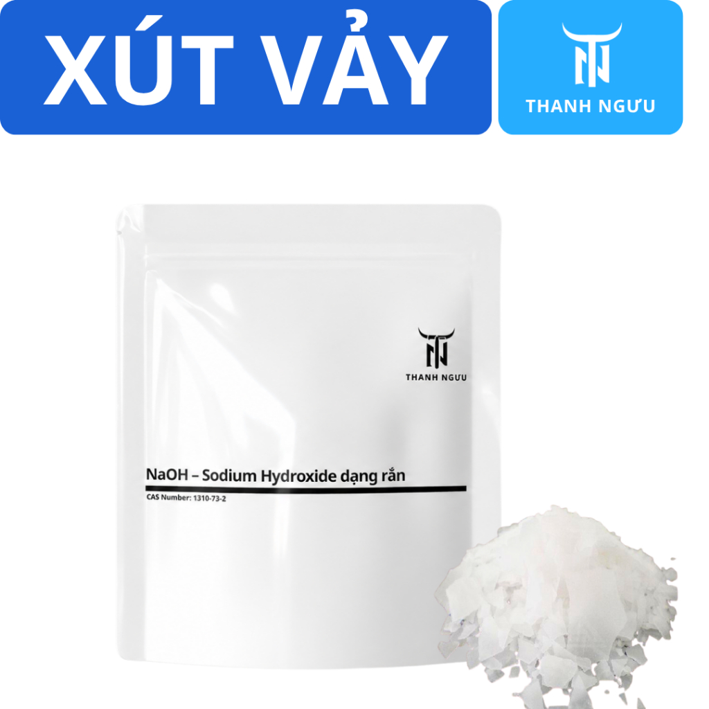 Xút Vảy NaOH Sodium Hydroxide - Thanh Ngưu