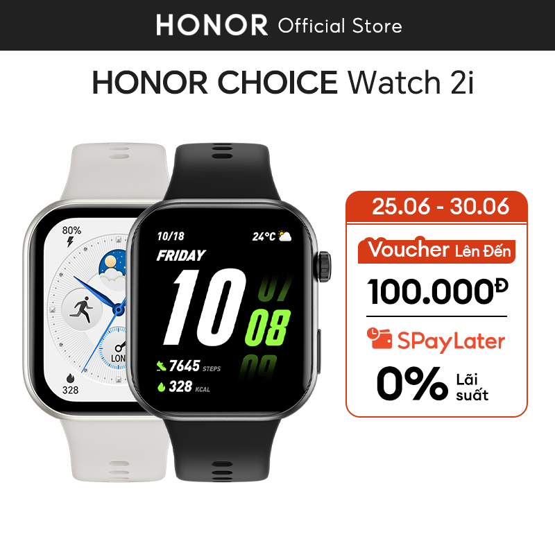 Đồng hồ thông minh Honor Choice Watch 2i| Màn hình  1.85 " AMOLED, Pin 14 ngày