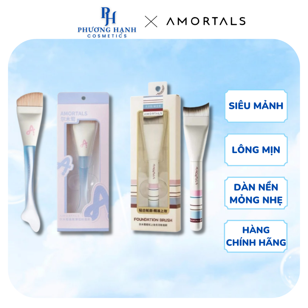 Cọ Tán Nền Tiên Cá Cọ Tán Nền Hình Lưỡi Liềm Amortals Đủ Loại