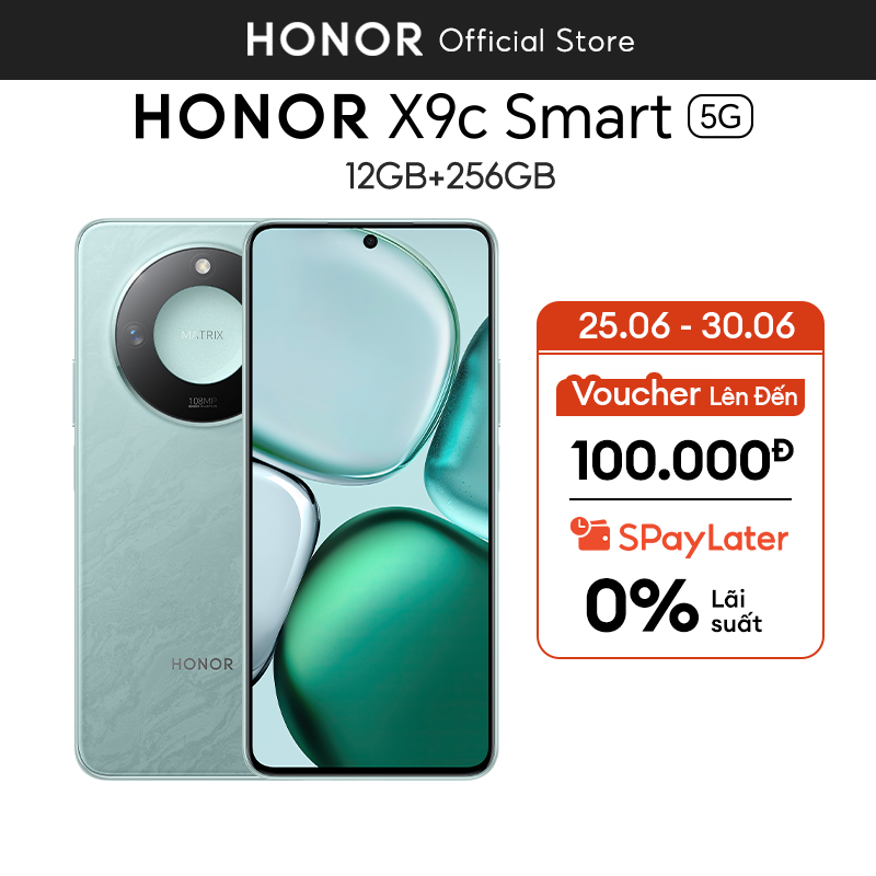 Điện thoại Honor X9c Smart 5G 12GB + 256GB| Pin 5800mAh, Camera 108MP | Bảo hành 18 Tháng | BigBuy360 - bigbuy360.vn