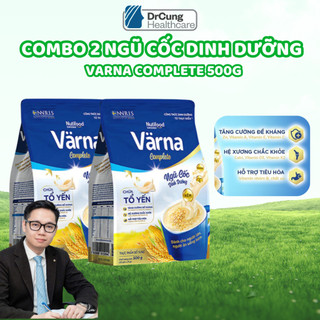 COMBO 2 TÚI MÀU XANH DƯƠNG ÍT NGỌT Ngũ Cốc Dinh Dưỡng Värna Complete Túi 500g - Hỗ Trợ Sức Đề Kháng, Hỗ Trợ Tiêu Hóa Tốt