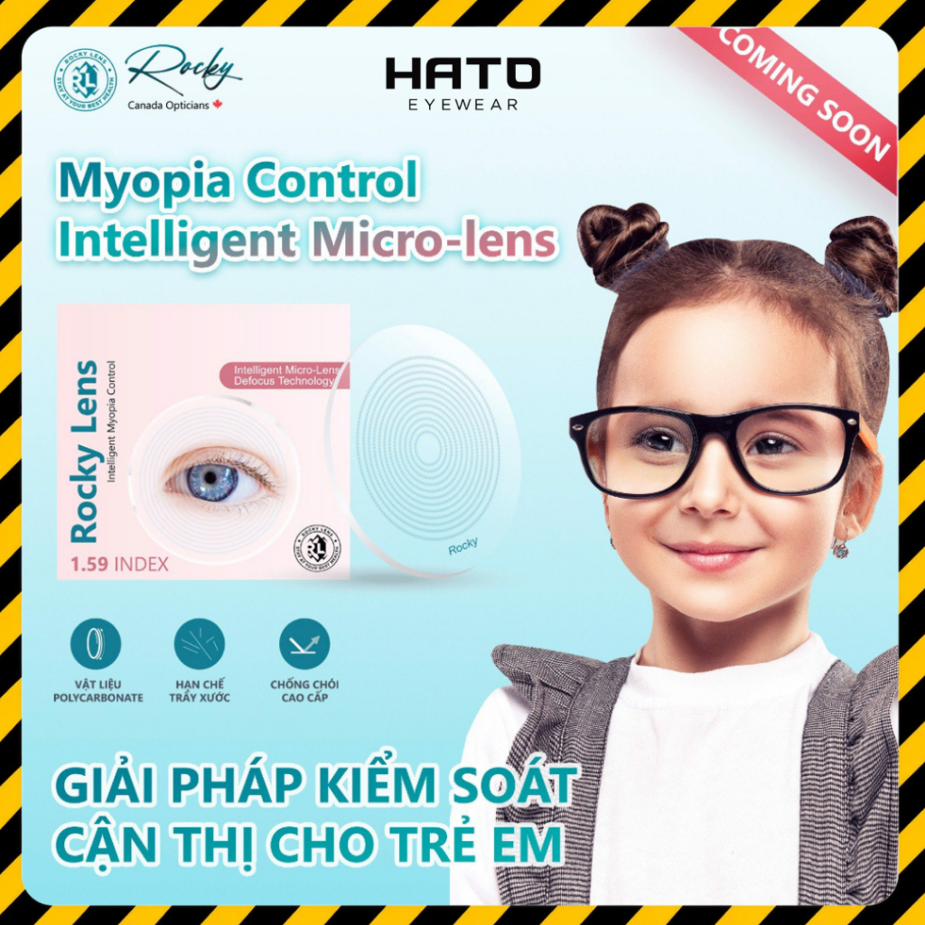 Tròng Kính Kiểm Soát Cận Thị Myopia Control Intelligent Micro-lens