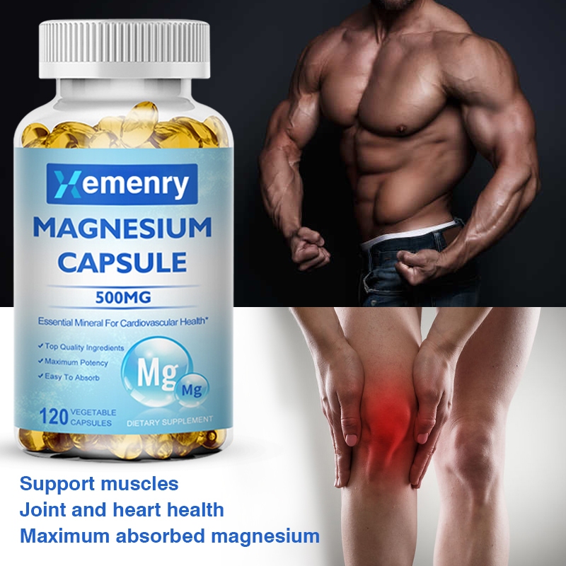 Magnesium glycine 500 mg | Góp phần vào sức khỏe tổng thể, dịu nhẹ và không gây kích ứng dạ dày