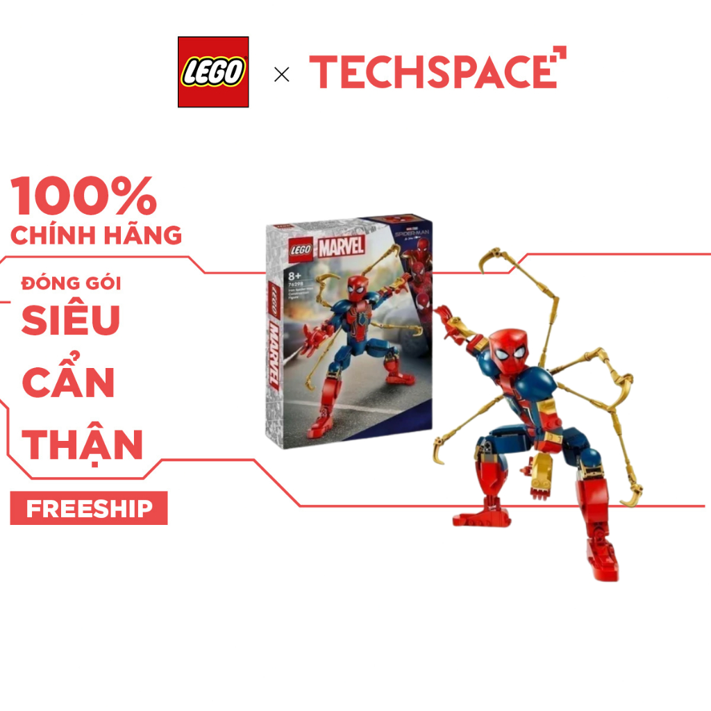 Bộ Mô Hình LEGO Người Nhện LEGO Marvel #76298