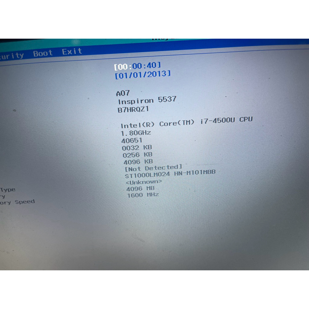 Main Dell i7 gen 4  inspiron 3537 5537 LA-9982P, LA-9981P zin ok