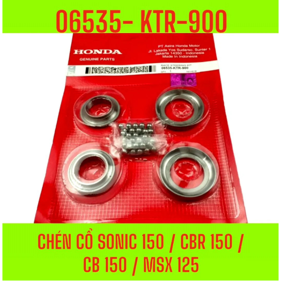 Bộ chén cổ xe SONIC 150, CBR 150, CB 150, MSX 125 chính hãng