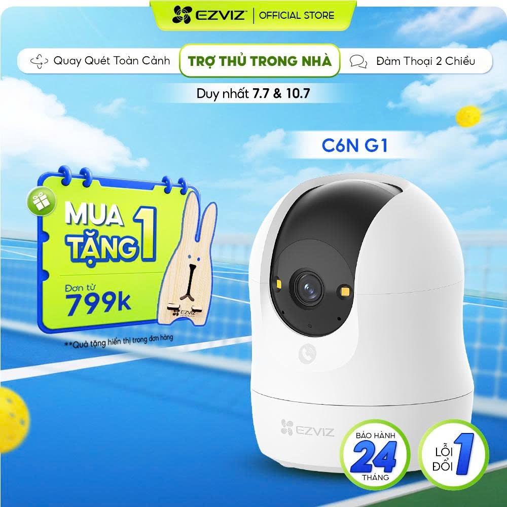 [FLASH DEAL 2] Combo Camera EZVIZ C6N G1 8MP + H8C PRO 5MP | Độc Quyền Livestream