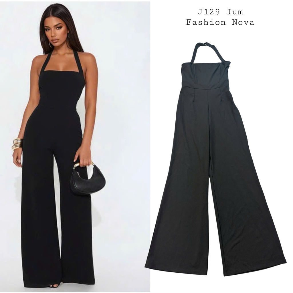 j129 jum ống rộng yếm fashion nova