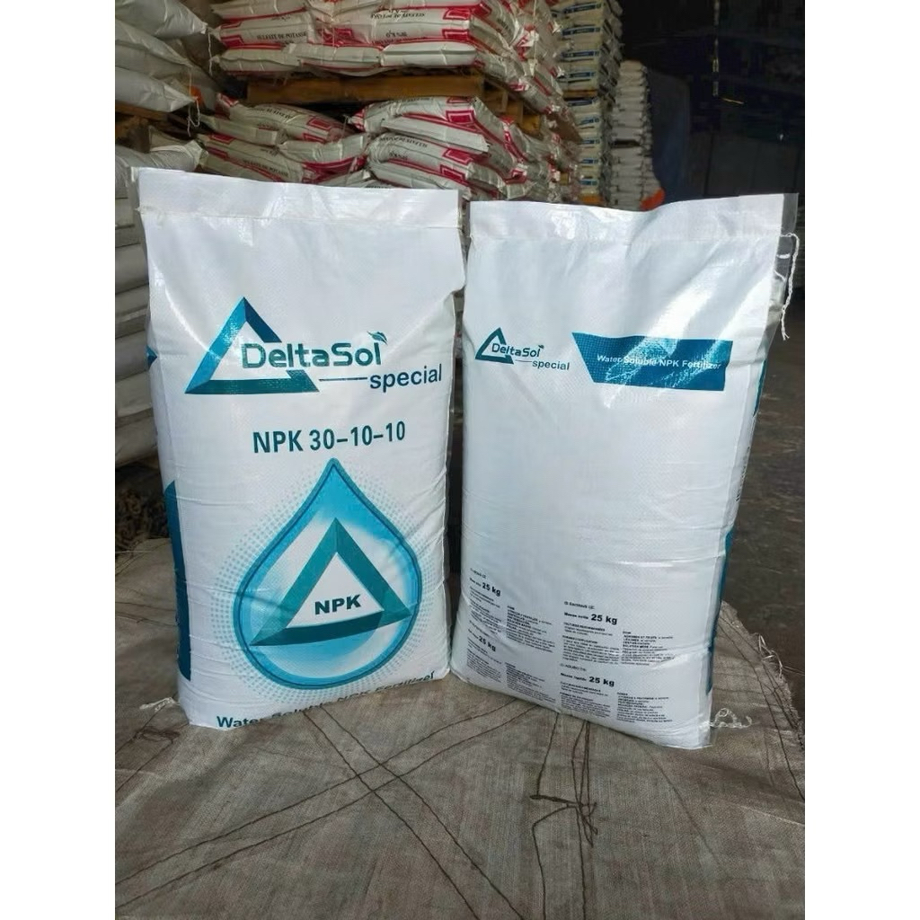 Phân Bón Lá NPK 30-10-10 DELTASOL Nhập Khẩu Đức - Dinh Dưỡng Toàn Diện Cho Cây Trồng - BAO 25 KG