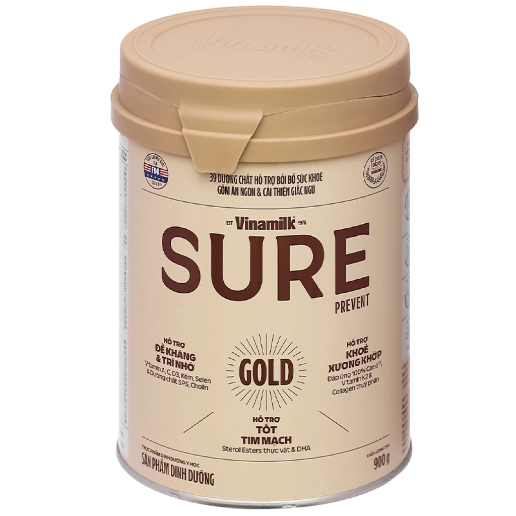 Sữa bột Vinamilk Sure Prevent GOLD 900g