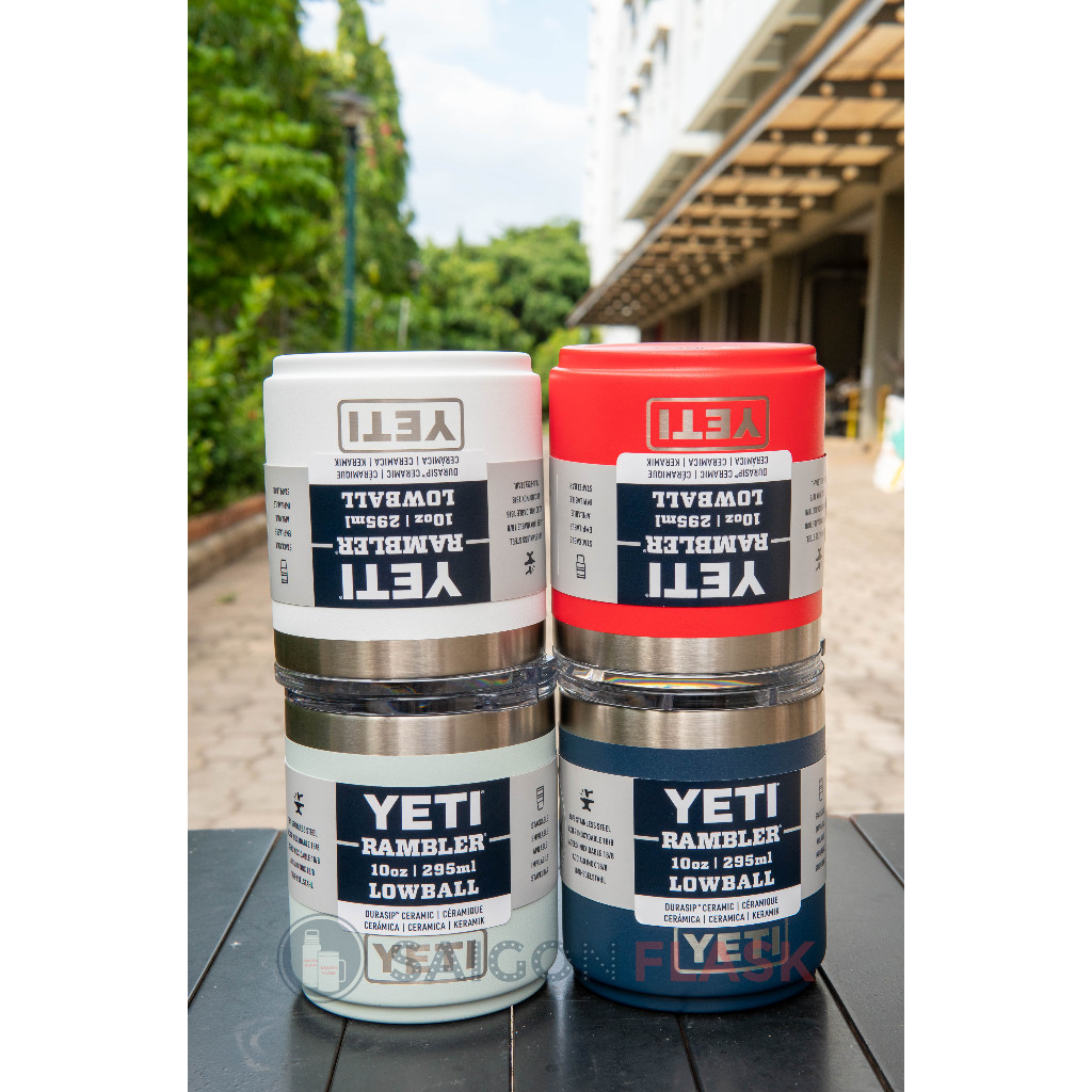 [SAIGON FLASK] Ly Cốc Giữ Nhiệt Cao Cấp YETI Lowball 10oz Ceramic Tráng Men- Bảo Hành 12 Tháng