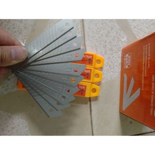 (Dày 0.5)Dao Rọc giấy Cứng 1 hộp 200 lưỡi