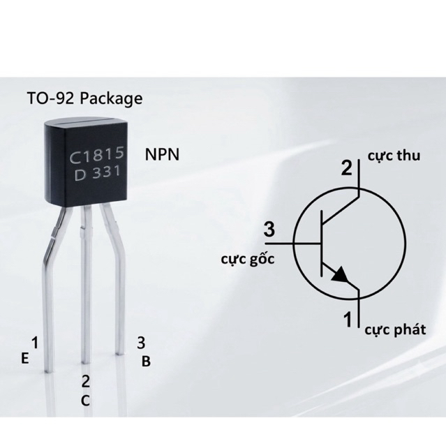 Transistor C1815 NPN TO-92 [Set 10] Linh kiện điện tử chất lượng