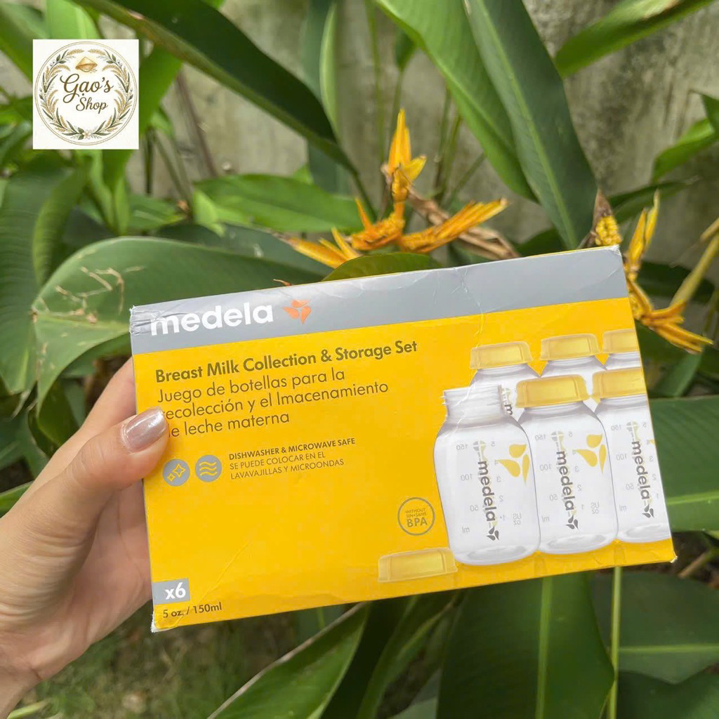 Bộ Bình Trữ Sữa Medela 150ml Cao Cấp- Bình Trữ Sữa Mẹ Medela BPA Free Chính Hãng