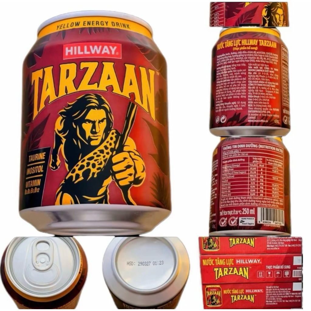 Nước tăng Lực Tazan Hillway