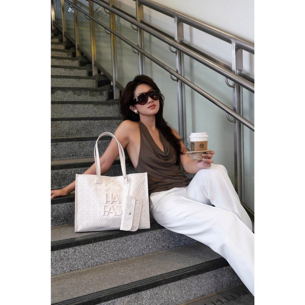 [TRAVEL BAG] Túi Tote Kaia HAPAS Cỡ Lớn Size 39 - Kèm Bao Da Đựng Đồ | BigBuy360 - bigbuy360.vn